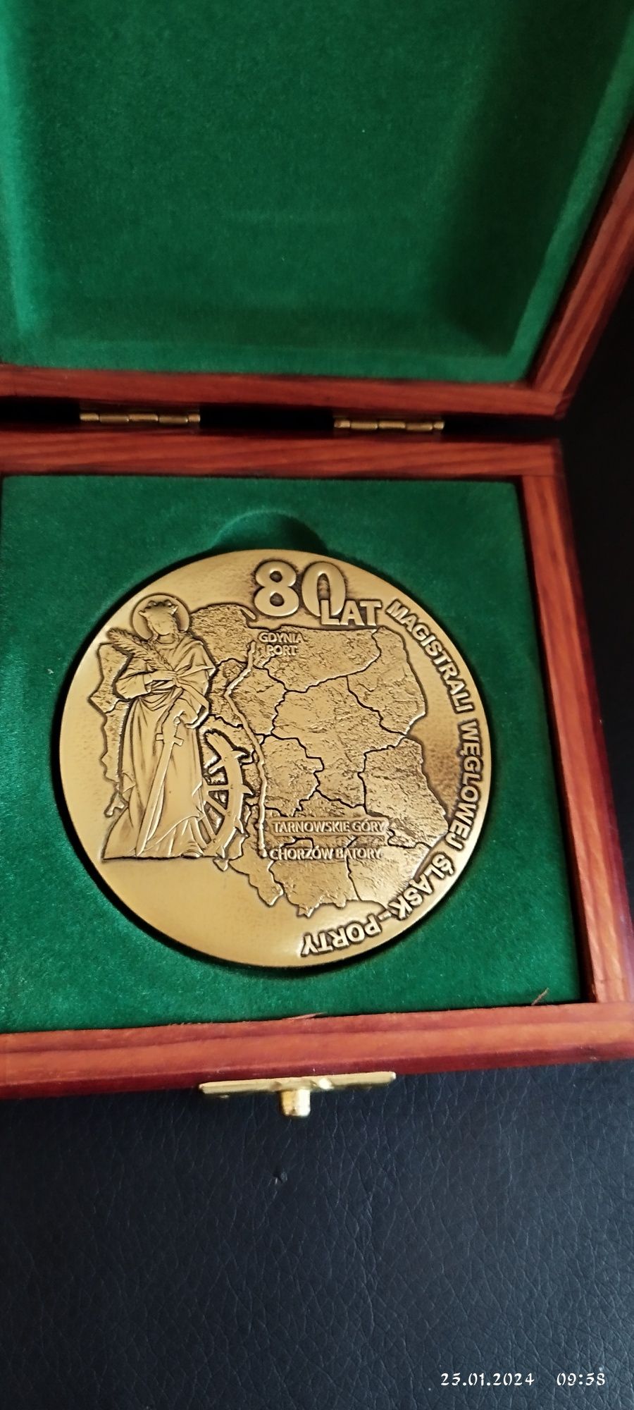 Medal kolejowy magistrali węglowej Śląsk - Porty