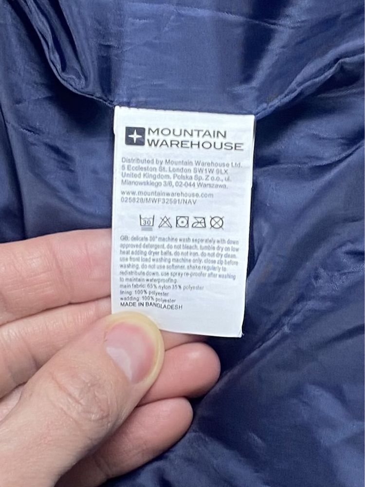 Mountain warehouse жилетка стеганая синяя оригинал