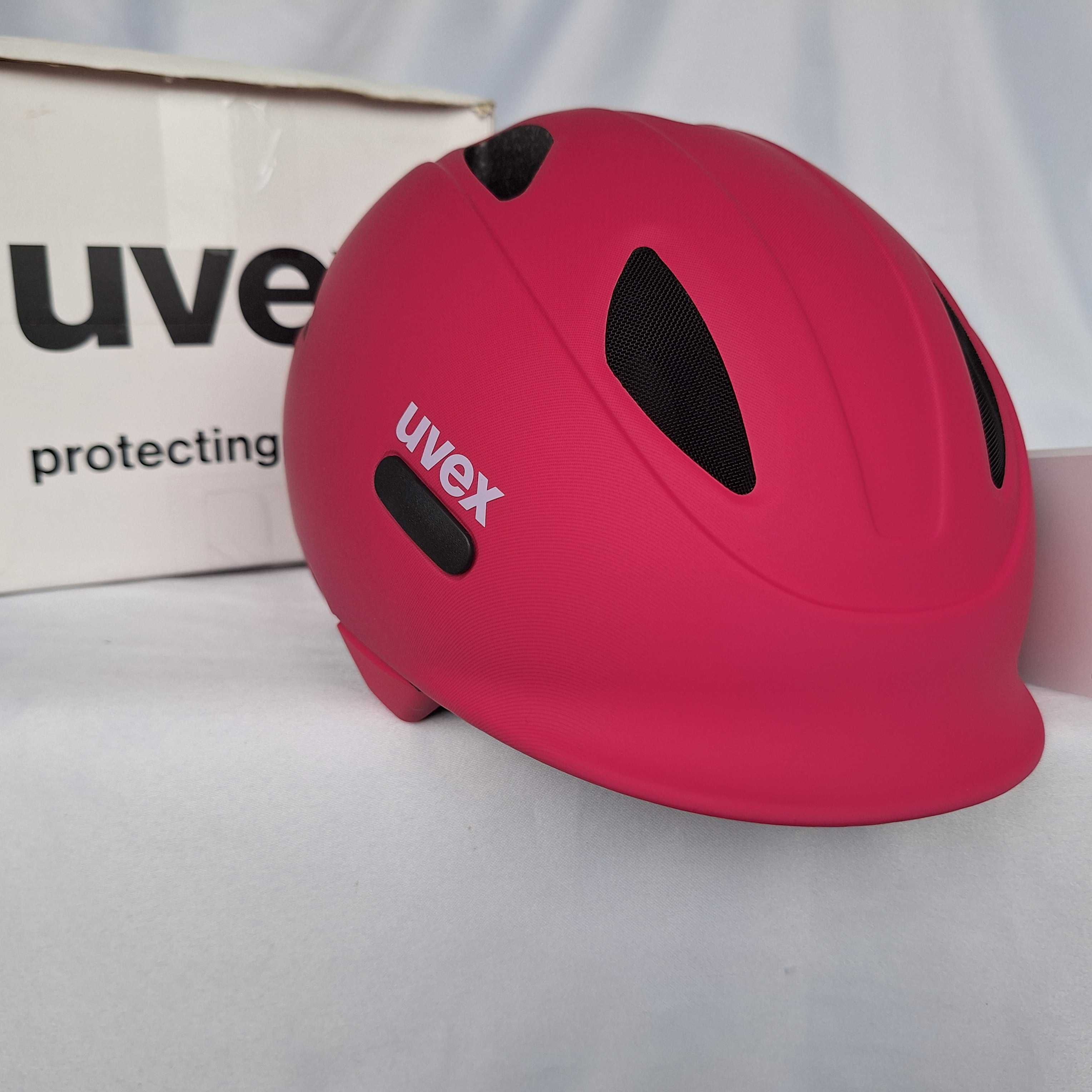 Kask rowerowy dziecięcy Uvex Oyo Berry Purple Mat S 50-54cm