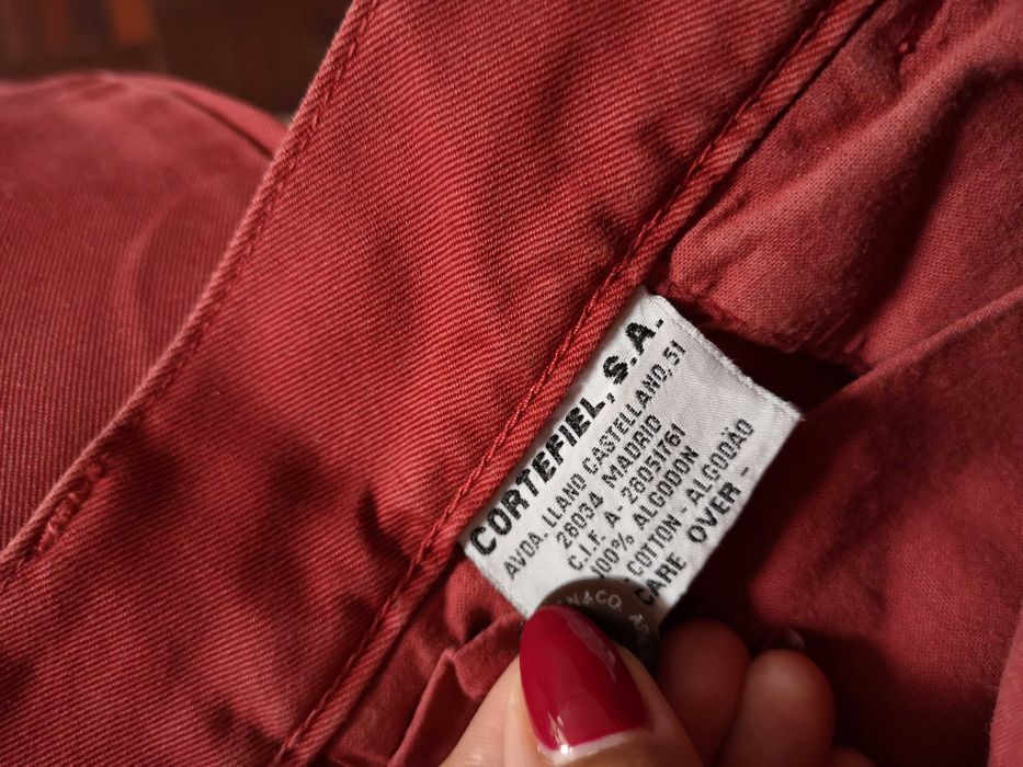 Calças bourdeaux Aberdeen / Cortefiel, tamanho 42