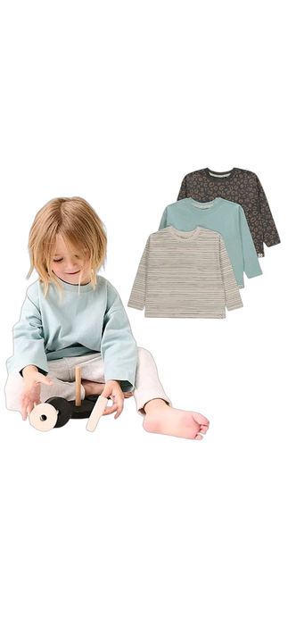 Комплект футболок/трикотажка/лонгслів з довгим рукавом George