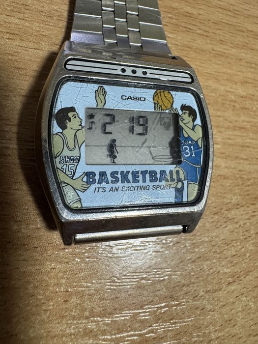 Zegarek Casio Basketball 209 GF-11 Sprawny (wylany wyświetlacz)