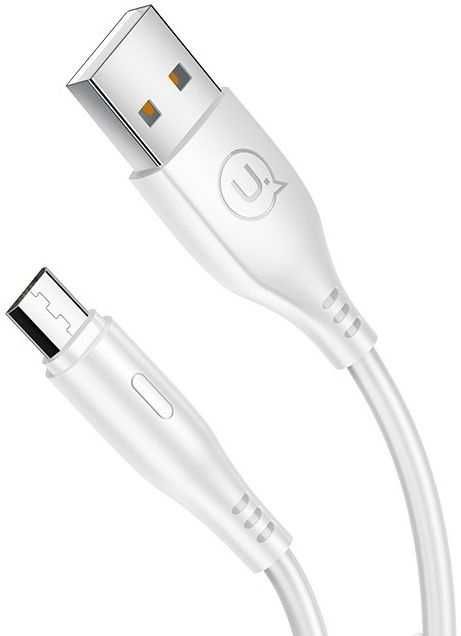 Кабель USB Usams U18 Round micro USB  White  2 метра