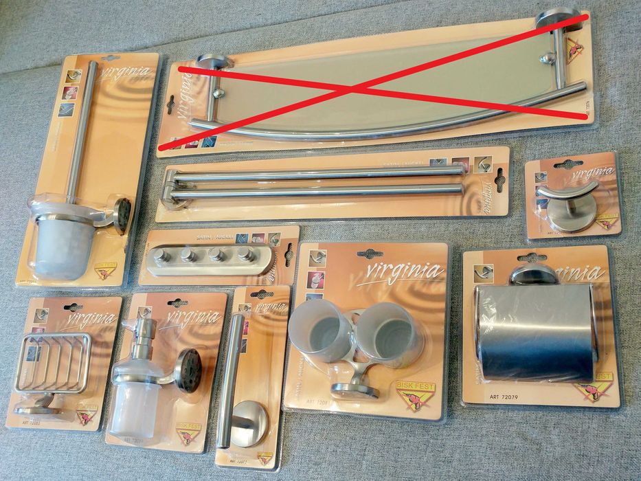 Bisk Virginia akcesoria łazienkowe różne