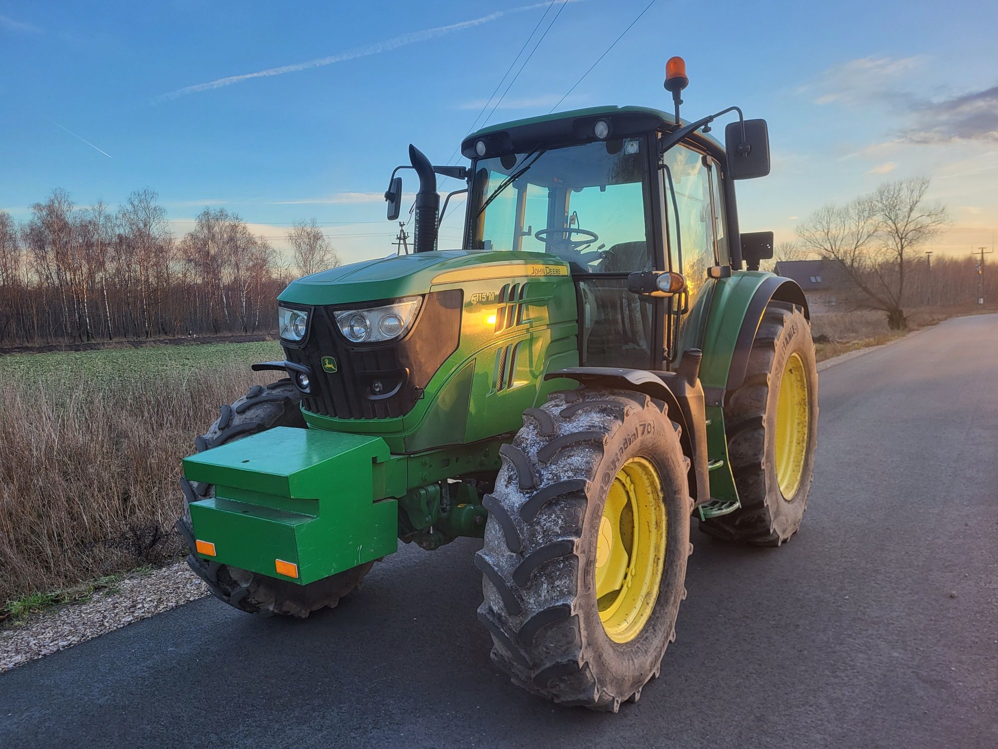 Ciągnik John Deere 6115M!! 2014 ROK!! Oryginał!! Power-Quad!! Igła!!!