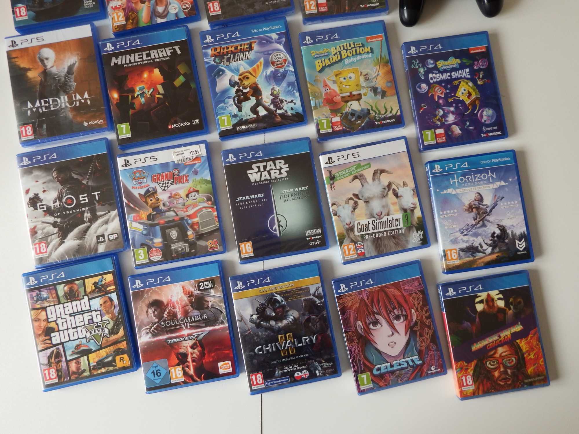 PS4 / PS5 GTA5 Minecraft Spongebob Medium Chivarly SIMS