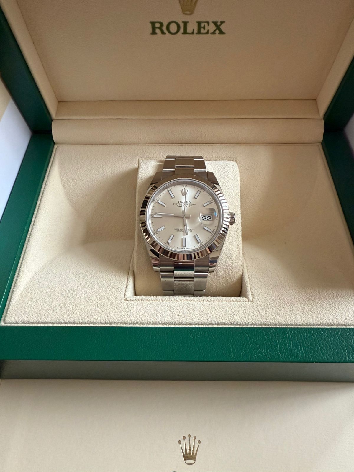 !!Годинник Чоловічий Оригінал! Rolex Datejust 41 mm-White Gold-13500$