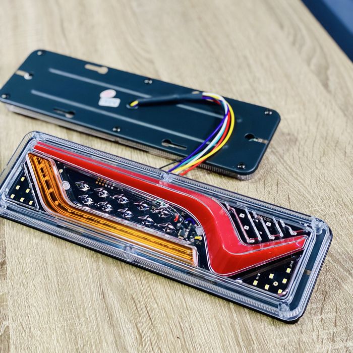 Фонарь led задний, Стопы для грузовиков, бегущий поворотник 12-24