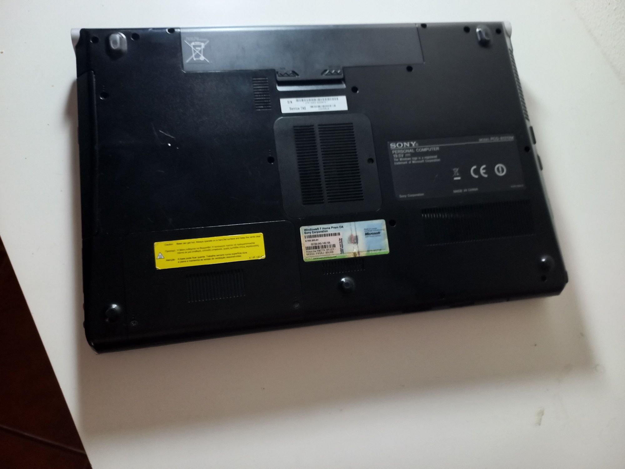 Sony vaio para peças