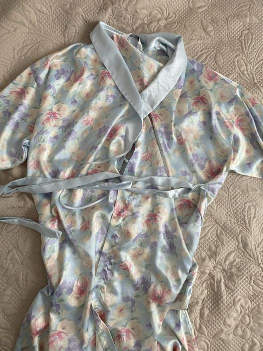 Satynowy szlafrok Marks&Spencer