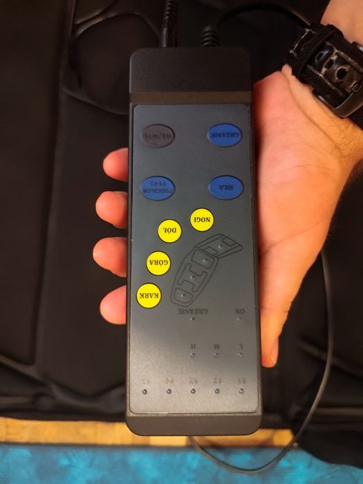 Mata masując-wibracyjna z funkcją podgrzewania