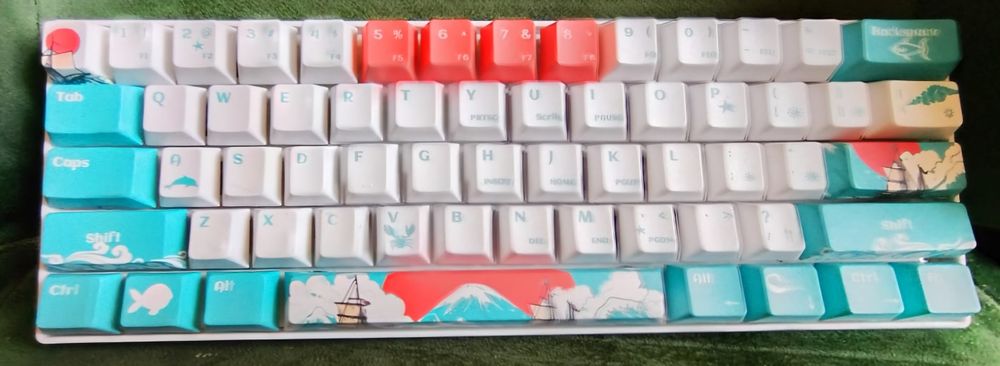 Klawiatura mechaniczna Magegee, super grafika keycaps