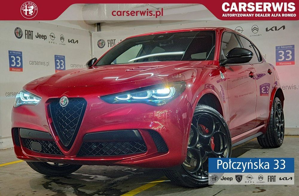 Alfa Romeo Stelvio Quadrifoglio 2.9 V6 520 KM AT8 Q4|Techno, Akrapovic, Felgi 21"