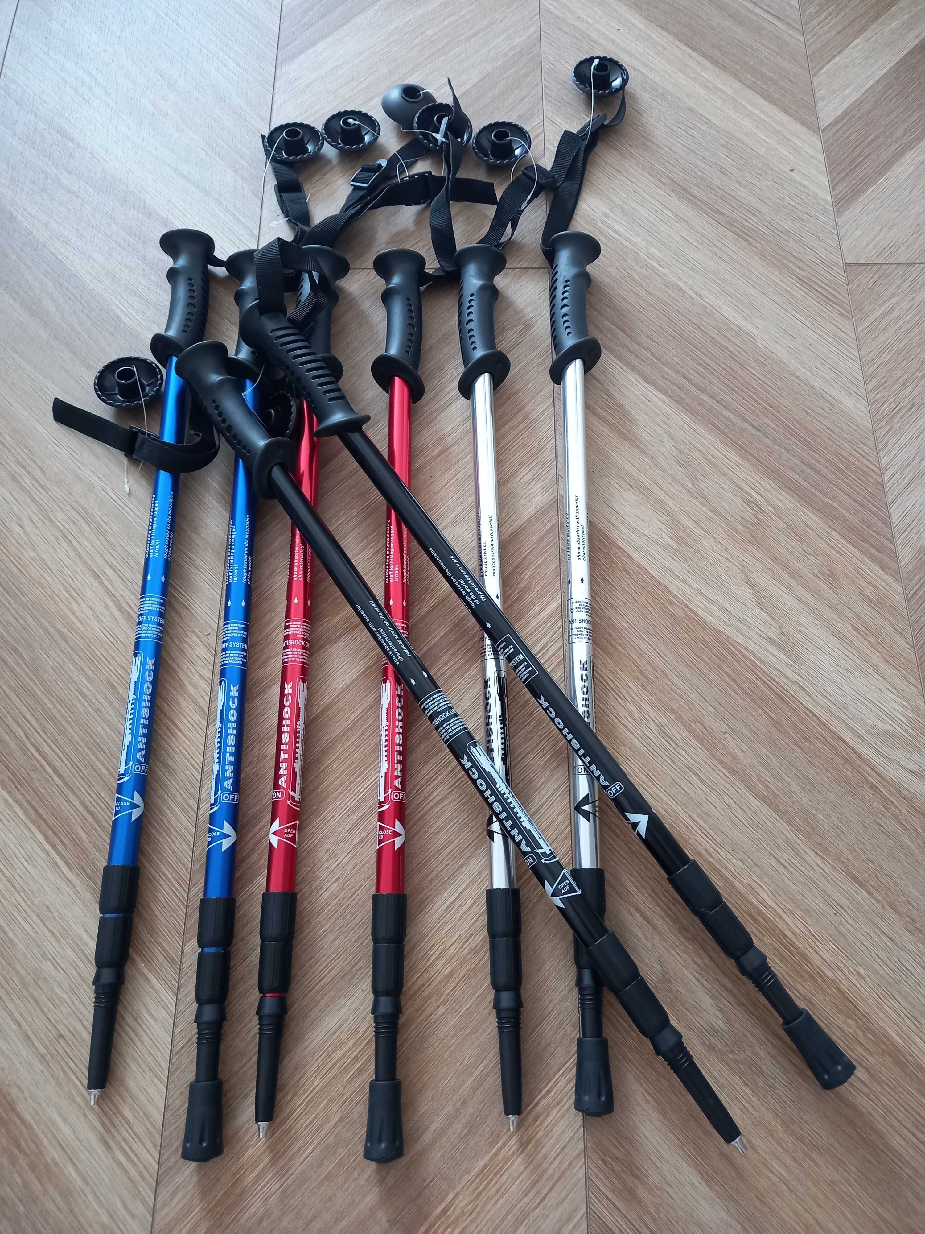 Nowe kijki trekkingowe kijki do nordic walking aluminiowe z kompasem