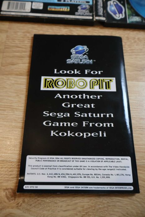 Gra na Sega Saturn In The Hunt PAL 3x ANG Unikat dla Kolekcjonera