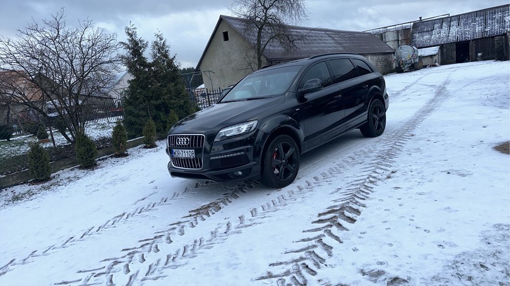 Audi Q7 3.0 Sline bogate wyposażenie