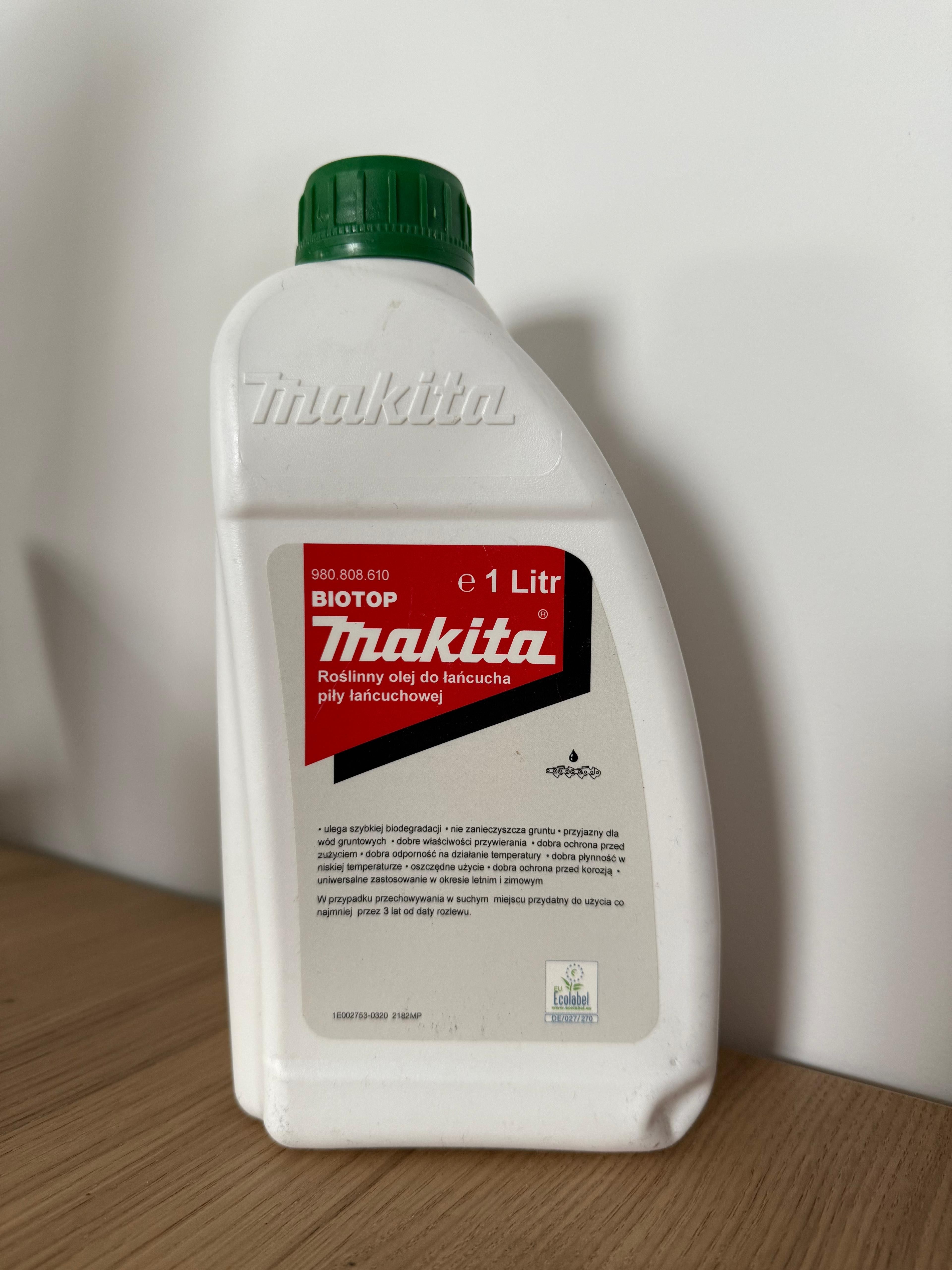 MAKITA 980.808.610 – Olej łańcuchowy BIOTOP 1L / piła łańcuchowa