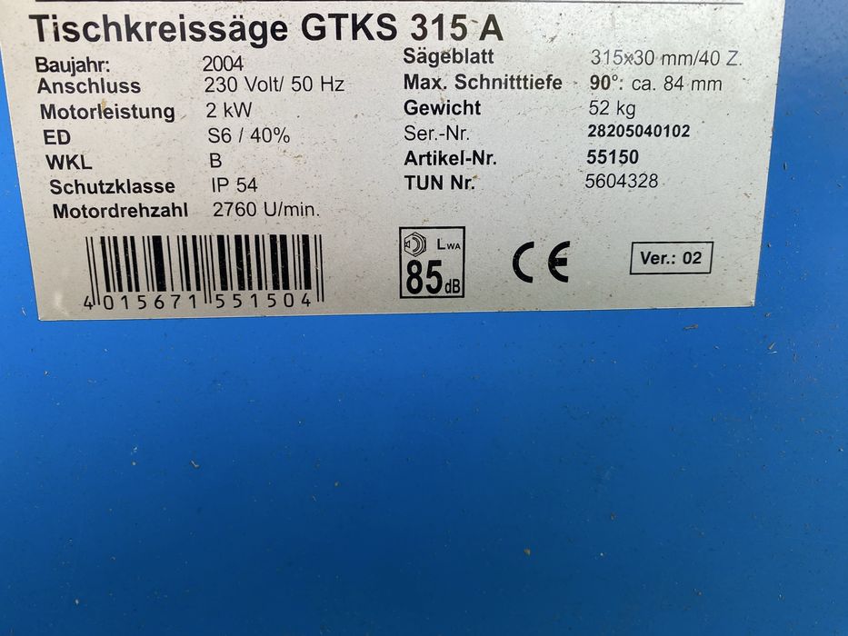 Piła stołowa krajzega