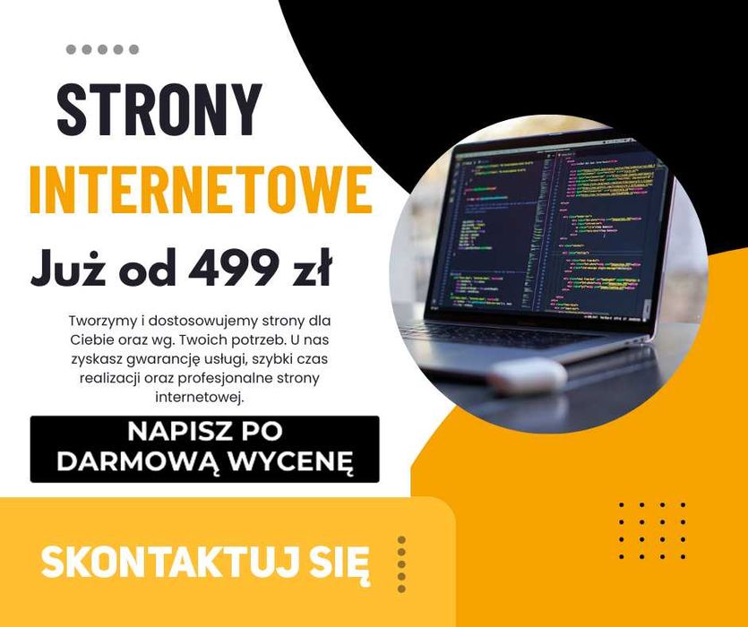 Nowoczesne Strony Internetowe | Dostosowujemy według Twoich potrzeb