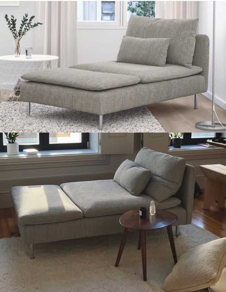 Sofá Chaise longue IKEA SÖDERHAMN