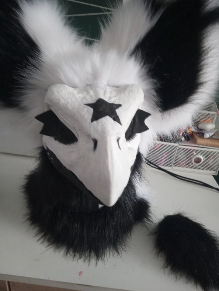 furry fursuit dinomask