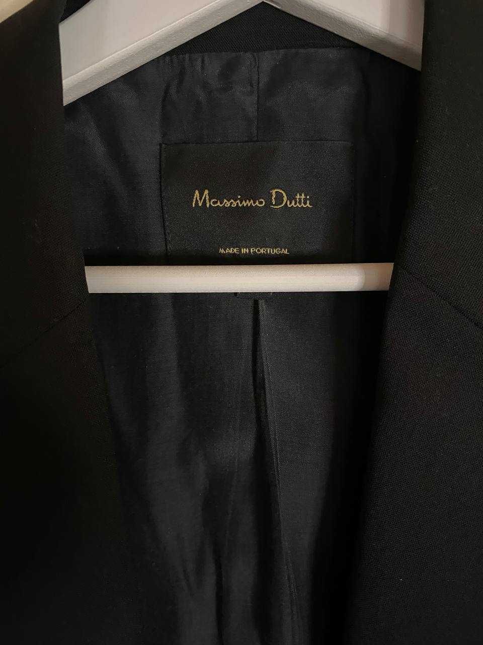 Czarna marynarka Massimo Dutti