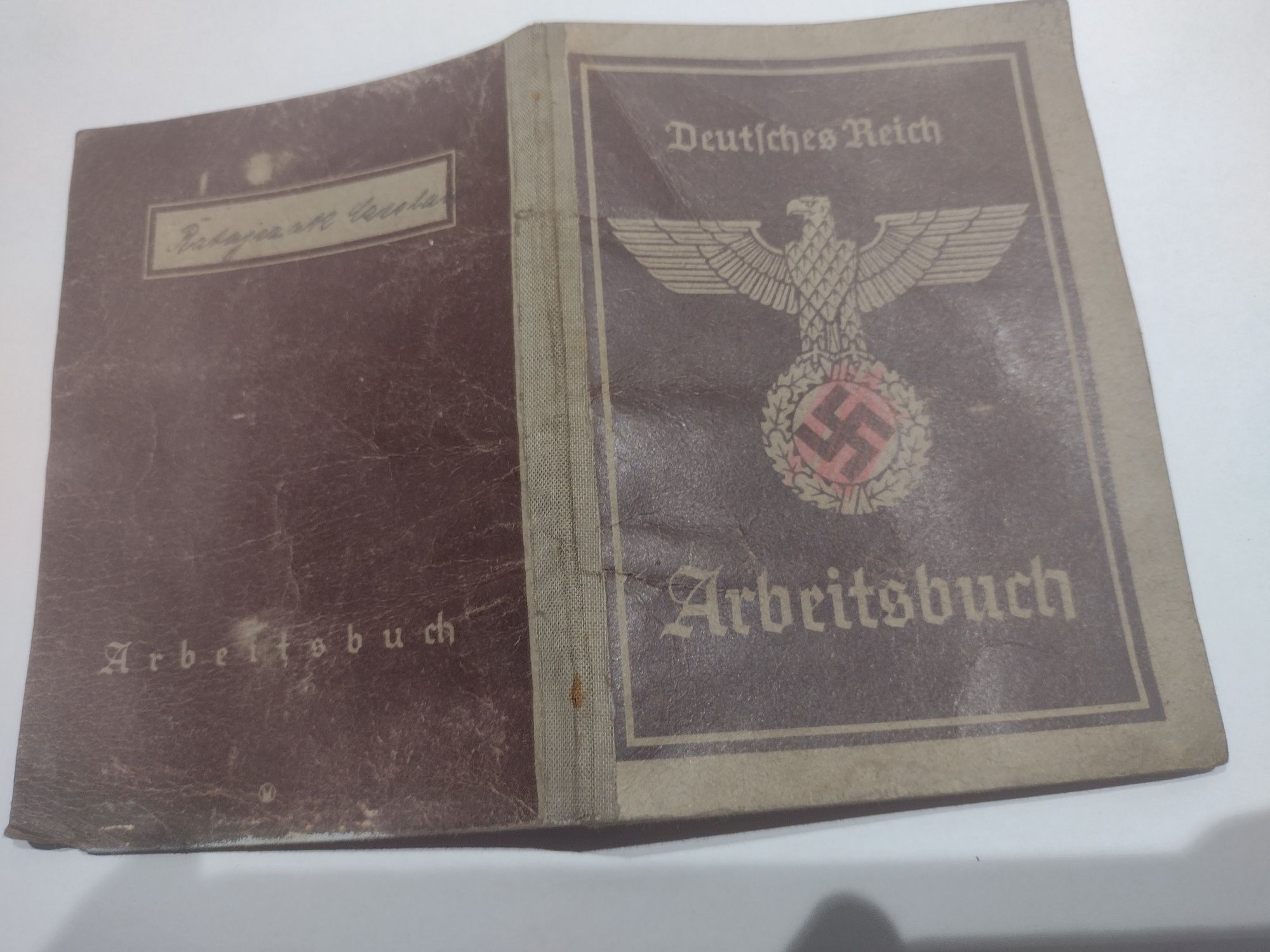 Arbeitsbuch - Posen 1942 III rzesza wojna