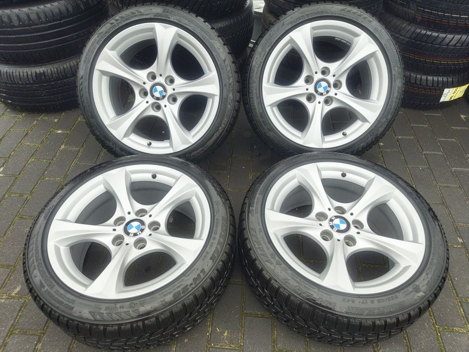 Koła zimowe oryginał BMW 5x120 8Jx17 et29 opony 225 45 R17 gratis!