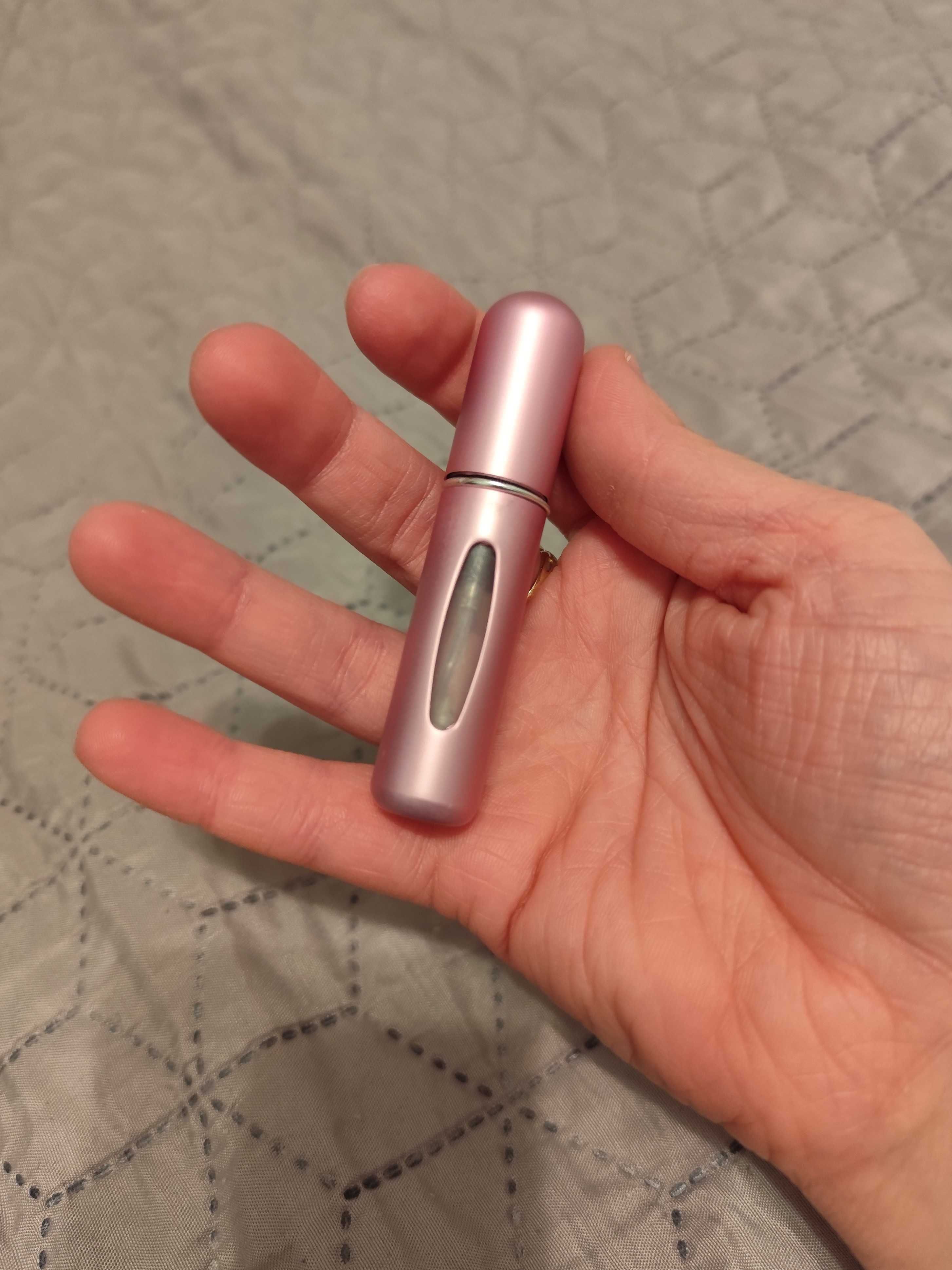 Atomizer podróżny do perfum 5ml dozownik różowy mini atomizer