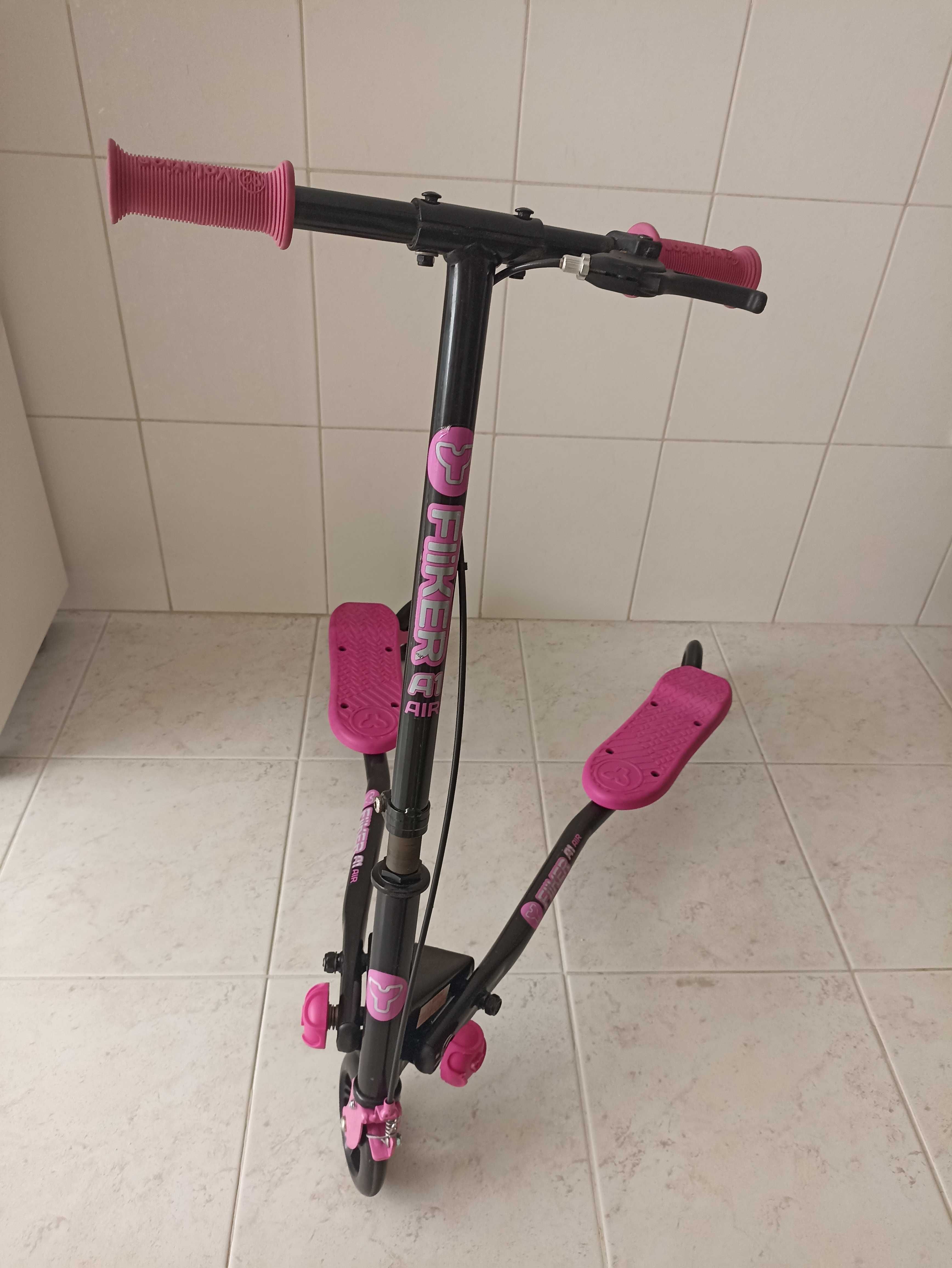 Trotinete de 3 rodas cor de rosa Fliker A1