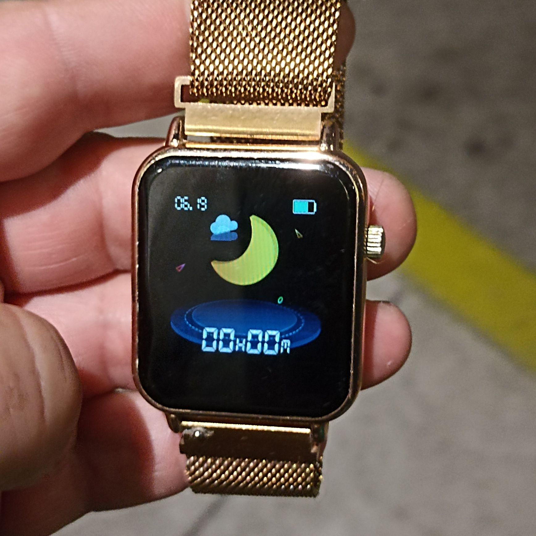 Smartwatch a funcionar muito bem