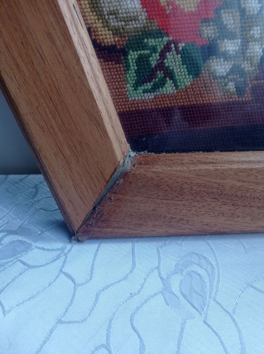 Obraz ręcznie haftowany 50x45 cm