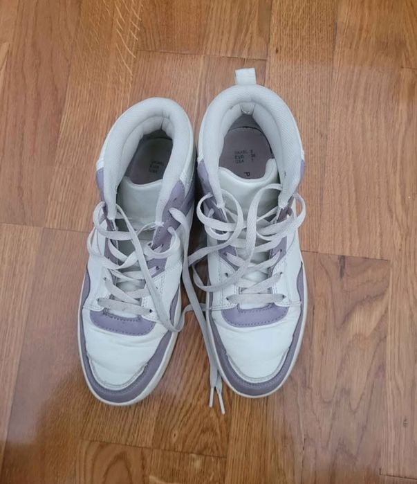 Téns bota baraco e lilás