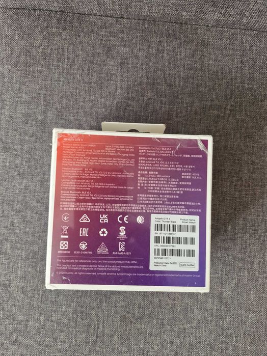 Smartwatch AMAZFIT GTR 3 Grafitowy - NOWY ! SKLEP 500 zł !