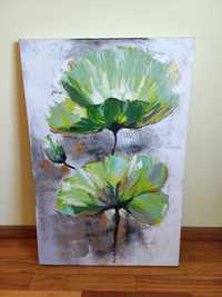 Quadro Floral com texturas