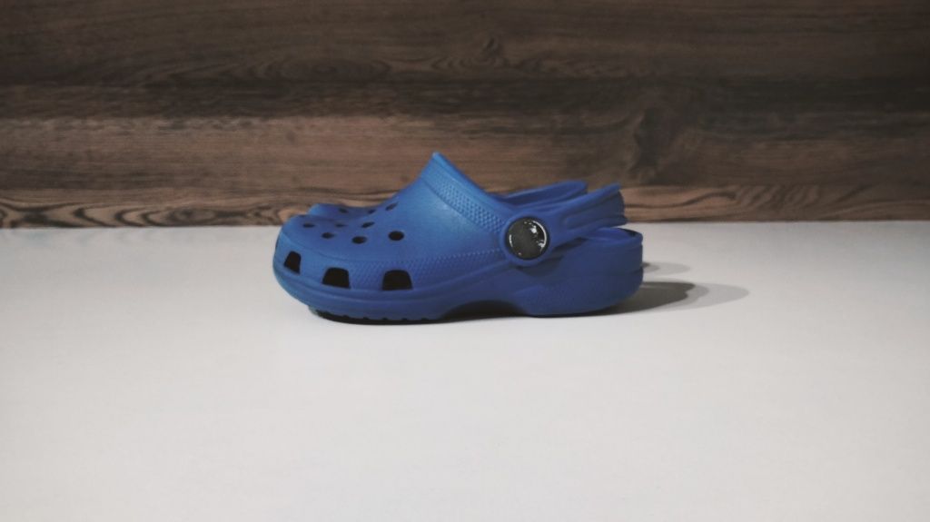 Buty letnie, klapki, sandałki, granatowe, niebieskie, 22, 23, Crocs