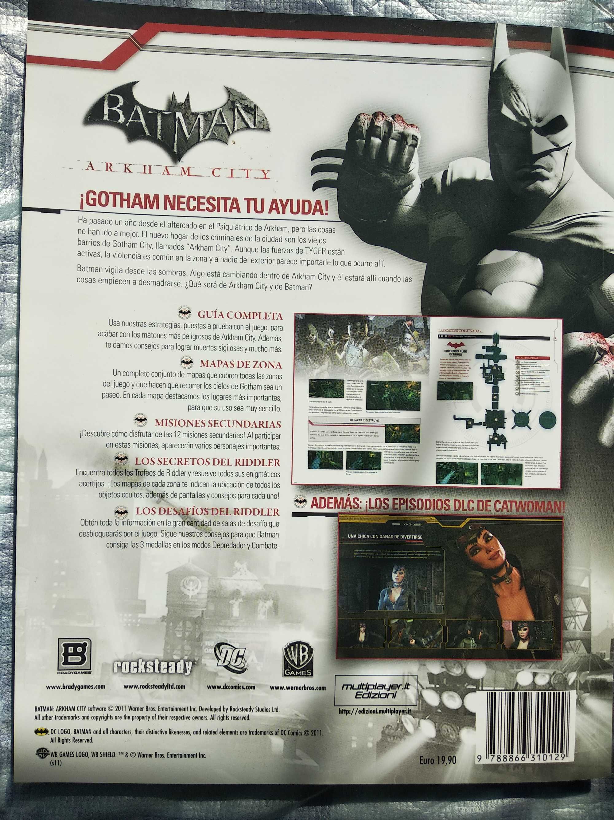 Batman Arkham City: Game of the Year Edition PS3 + Guia oficial