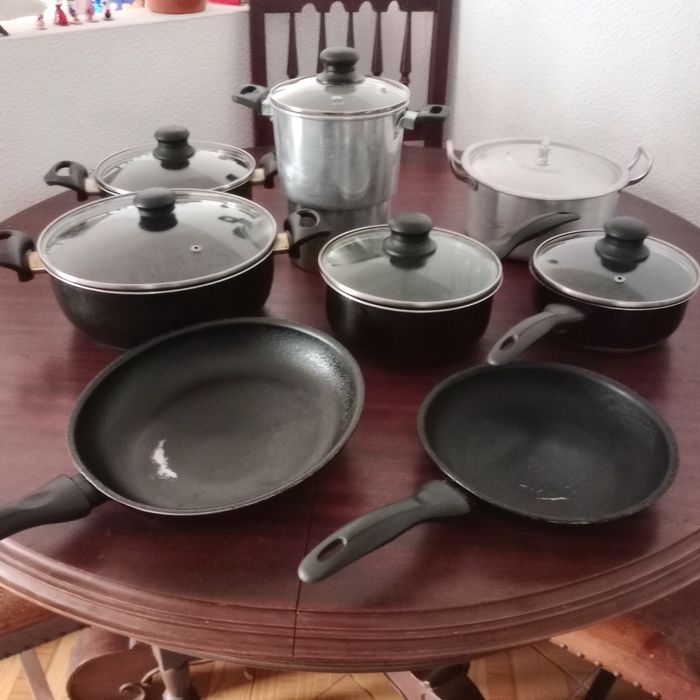 Conjunto de cozinha com cuscuzeira