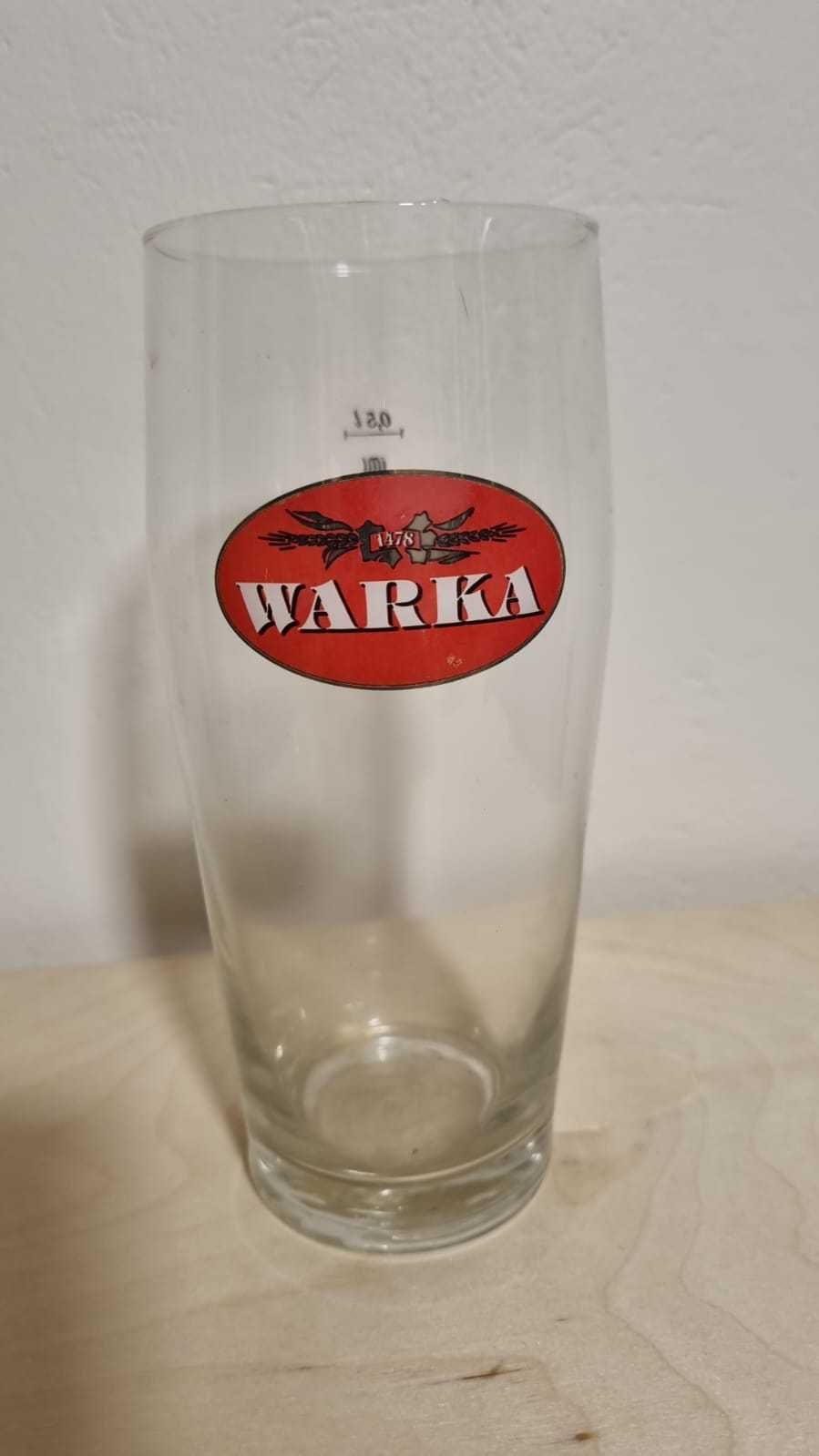 Nowe szklanki piwne Warka 0.3 oraz 0.5 l duża ilość