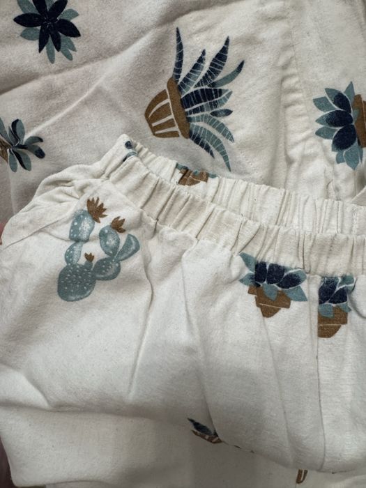 Тепла піжама з принтом