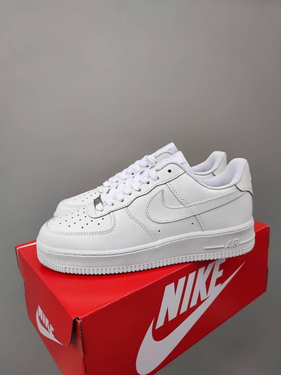 Nike Air Force 1 Low White 100% натуральна шкіра