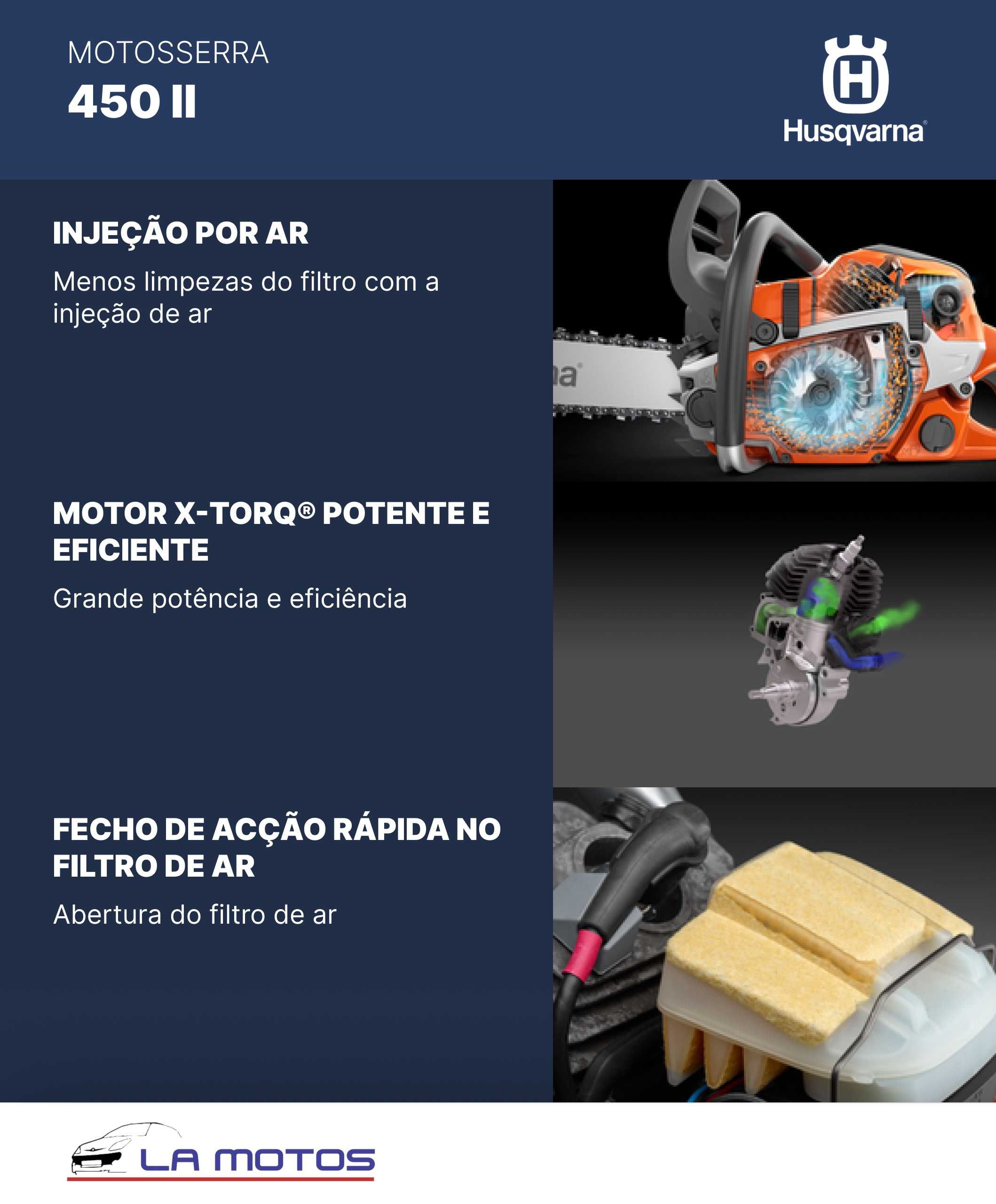 Motosserra Husqvarna 450 II New