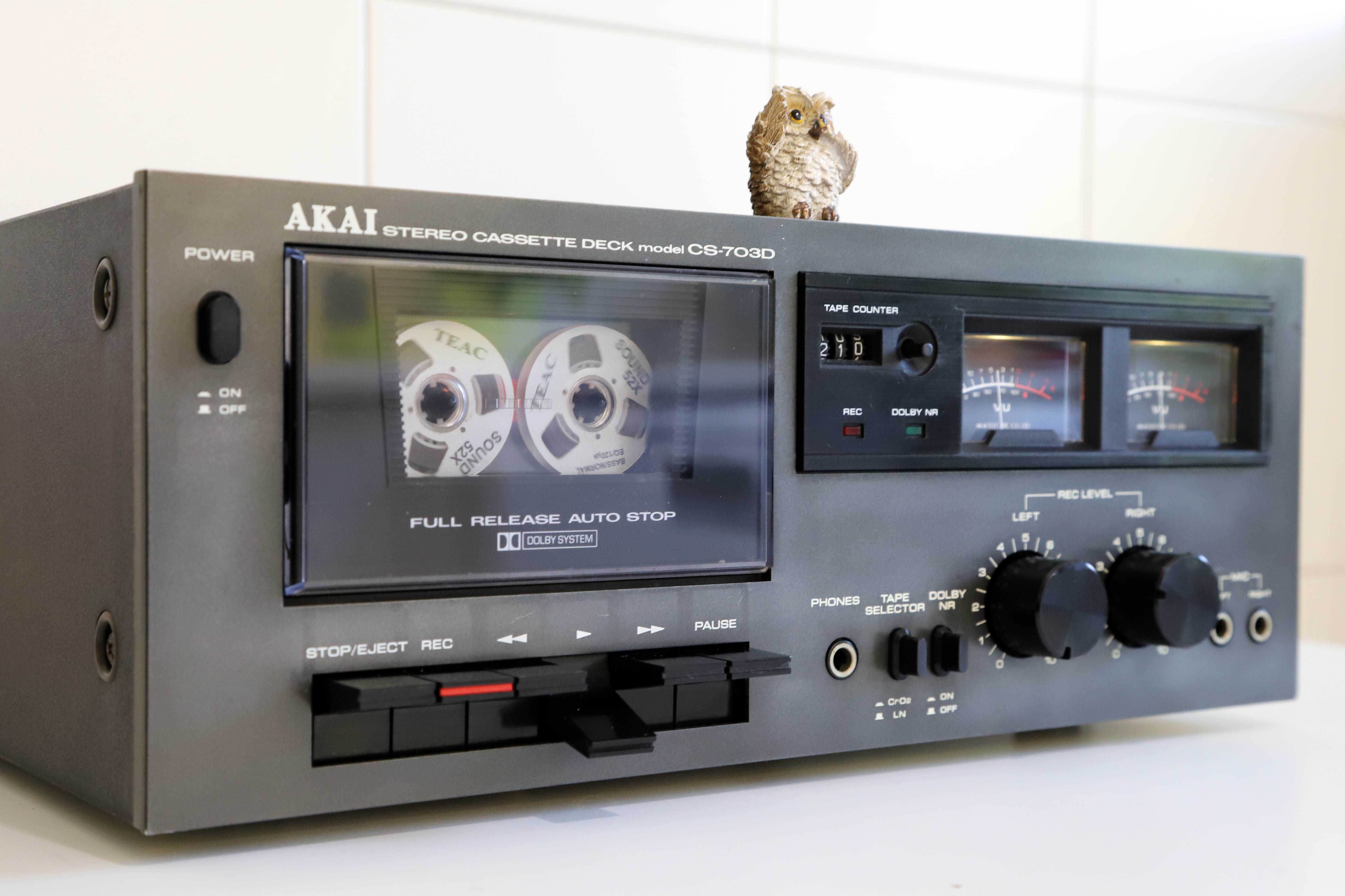 Akai CS-703D Tape Deck Cassetes