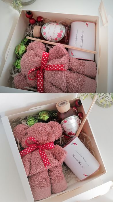 Ofertas box/cabaz Natal personalizado Educadora, Auxiliar, família