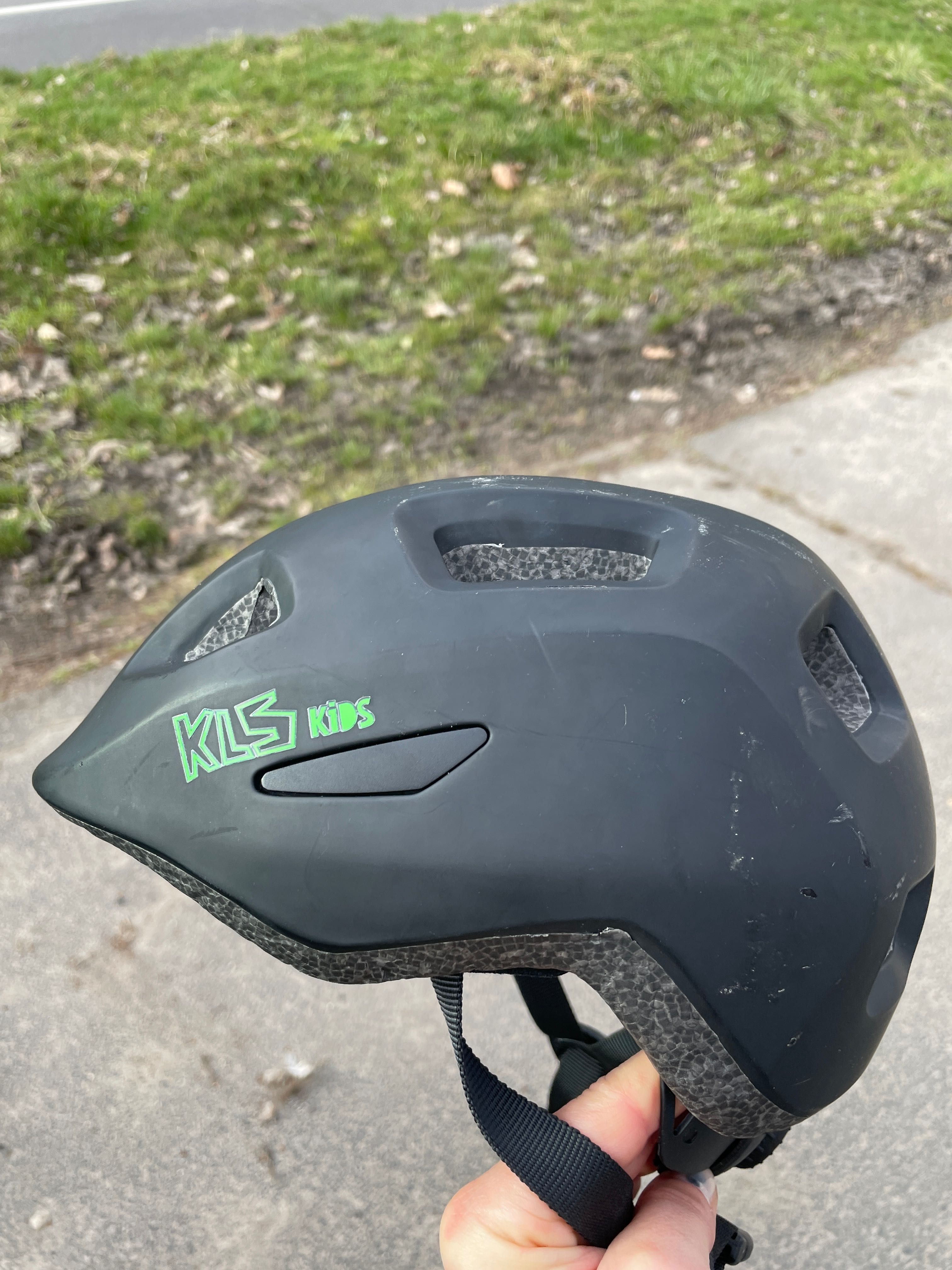 Kask rowerowy chłopiec