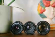 Kit de lentes Leica Summicron R - 35mm 50mm 85mm