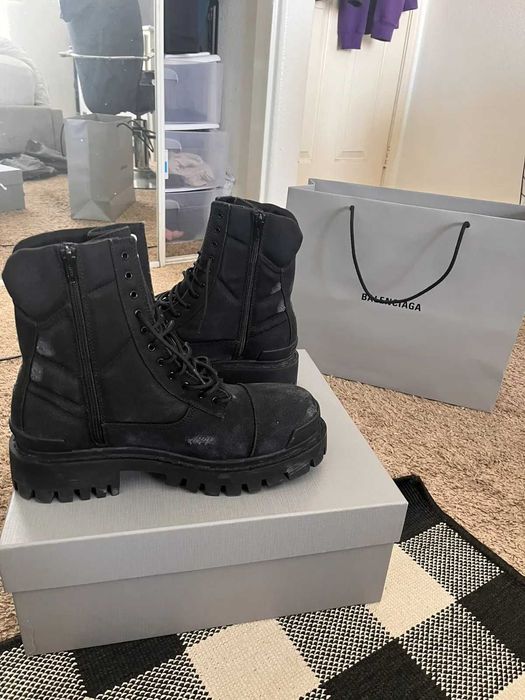 Balenciaga Combat Strike Boots /Ботінки баленсиага (ЧИТАЙТЕ ОПИС!)