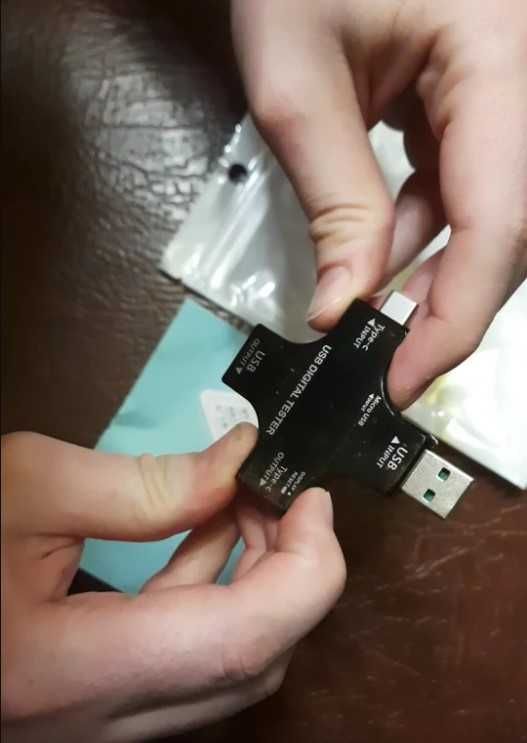 Тестер USB Tester PD, Type-C, micro USBTFT