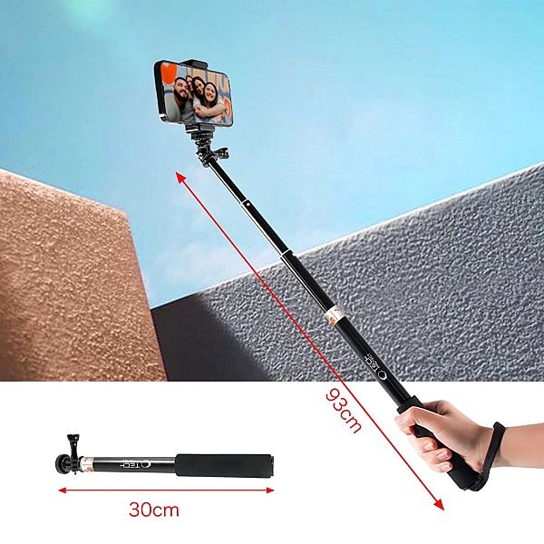 Tech-Protect Ga100 Monopad & Selfie Stick Gopro / Dji Black
