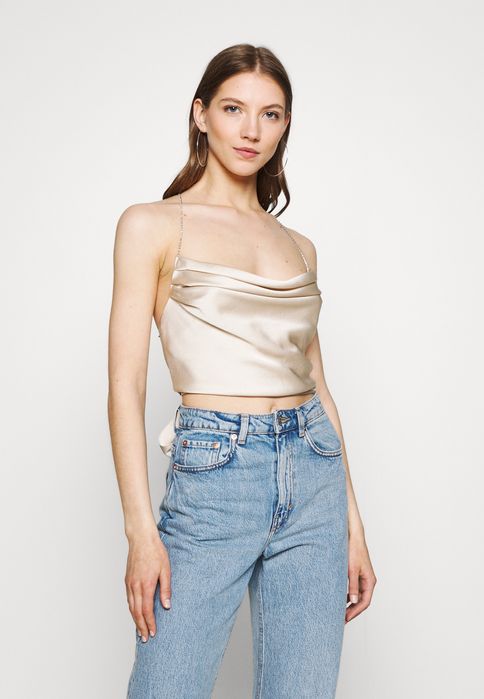 Top satynowy Gina Tricot 40